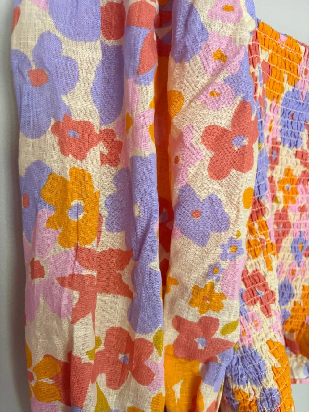 Free People smocked square